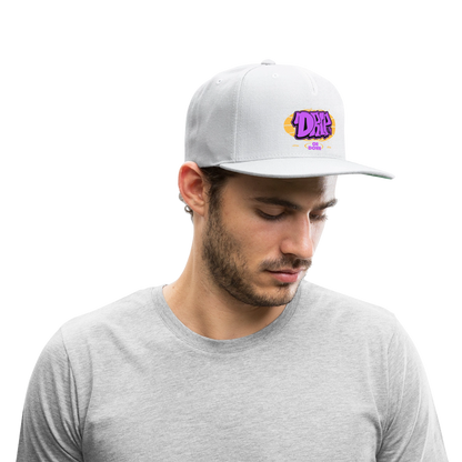 Drip - Graffiti Snapback Baseball Cap - white