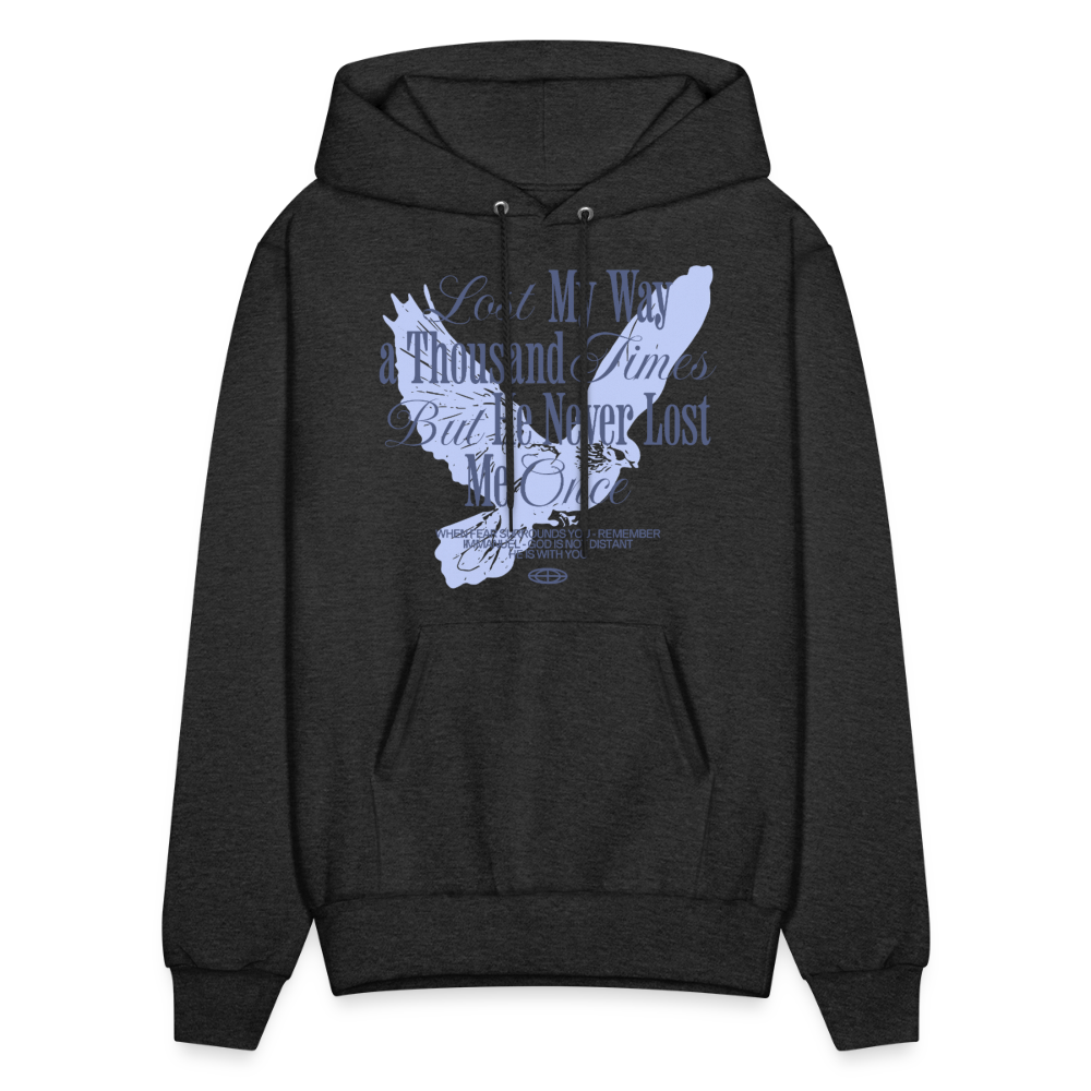 God is with Us - Men's Hoodie - charcoal grey