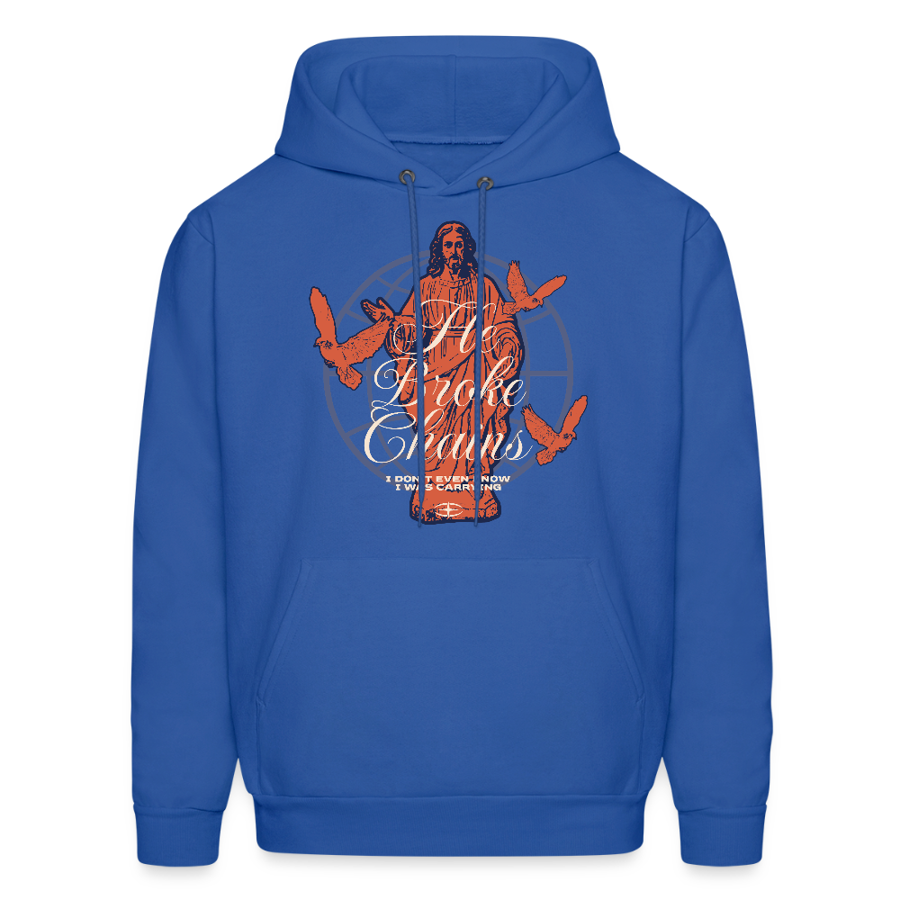Chains Broken - Men's Hoodie - royal blue
