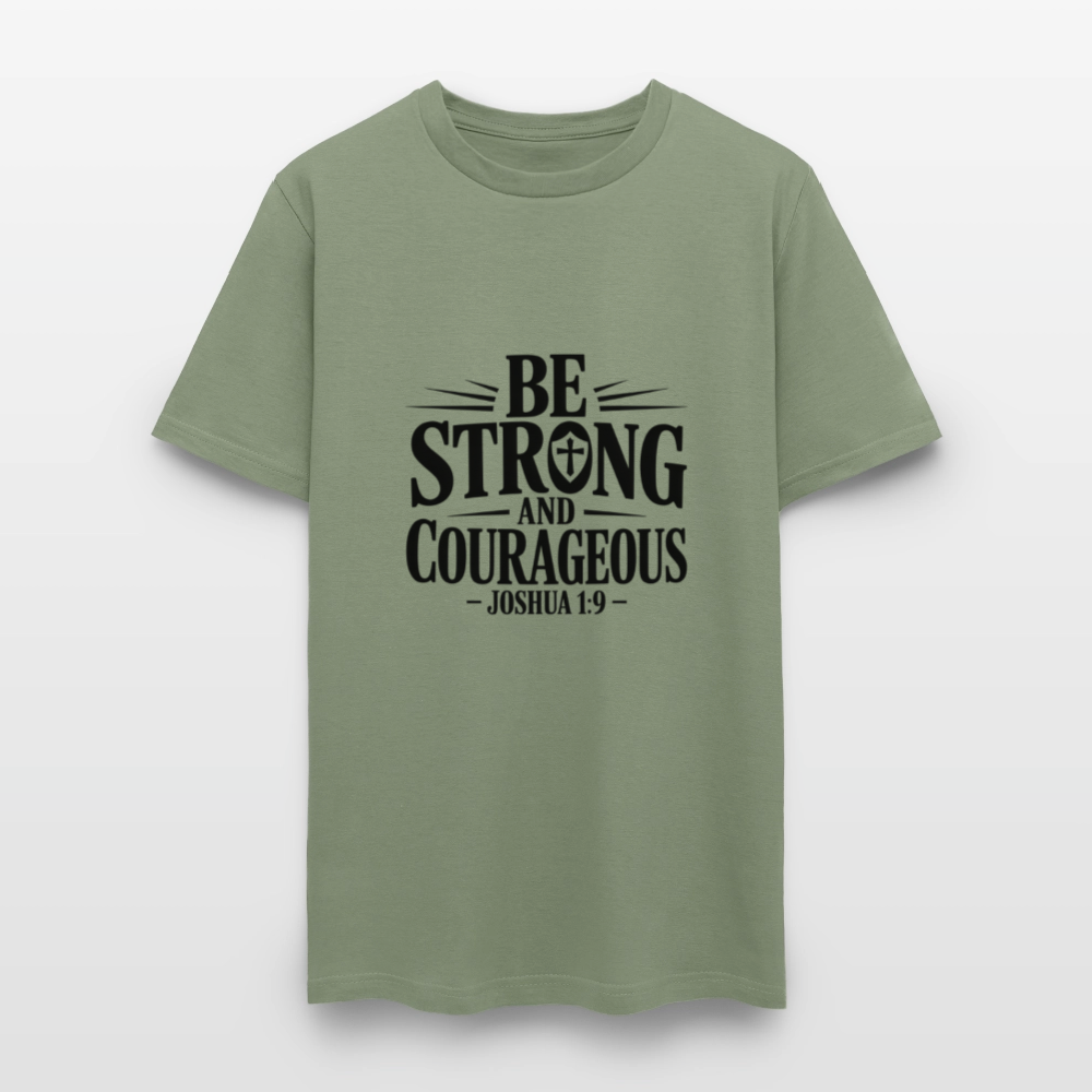 Be Strong - men's t-shirt - military green