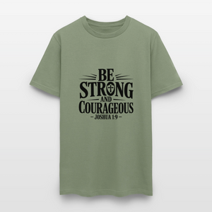 Be Strong - men's t-shirt - military green