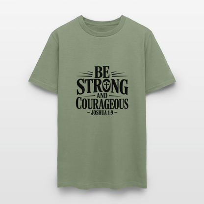Be Strong - men's t-shirt - military green