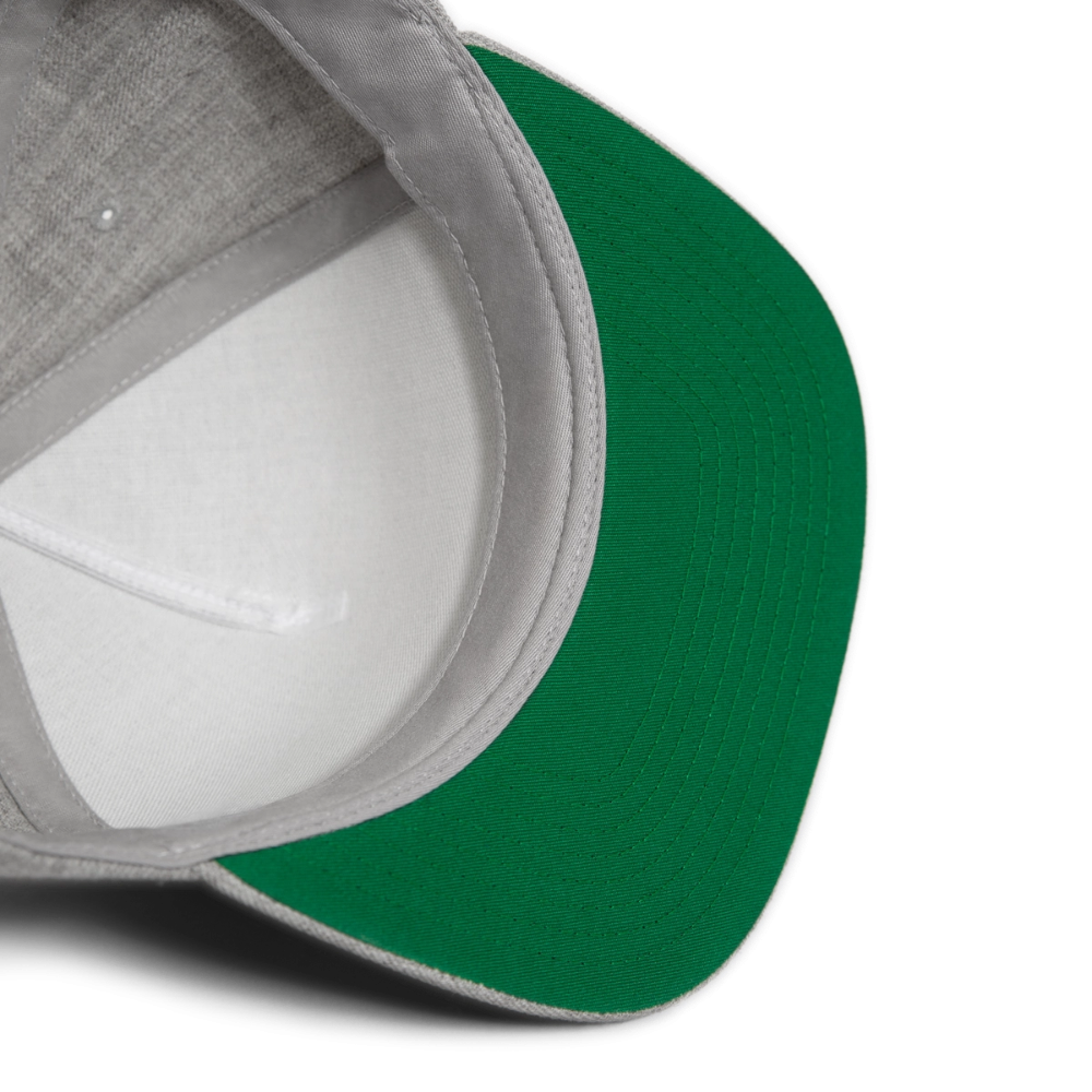 Dream Over Doubt - Graffiti Snapback Baseball Cap - heather gray