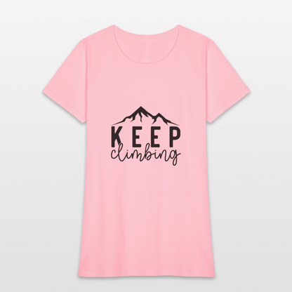 Keep climbing - Women's T-Shirt - pink