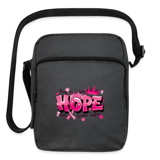 Hope - Upright Crossbody Bag - charcoal grey