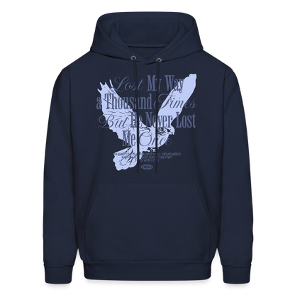 God is with Us - Men's Hoodie - navy