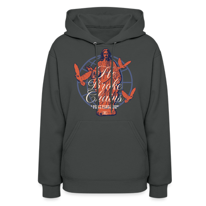 Broken Chains - Women's Hoodie - asphalt