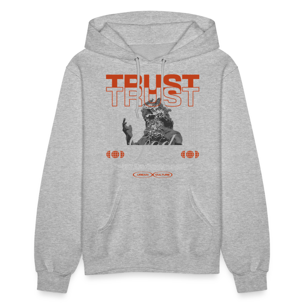 Trust God - Women's Hoodie - heather gray