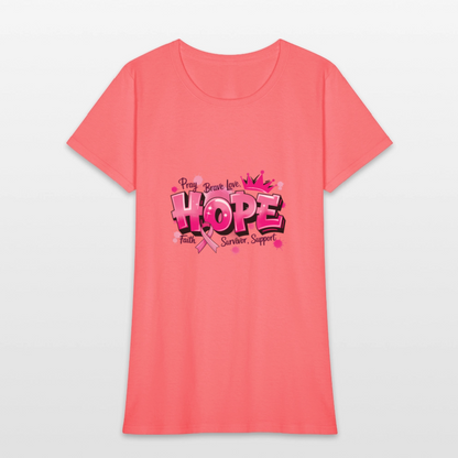 Hope - Women's T-Shirt - coral