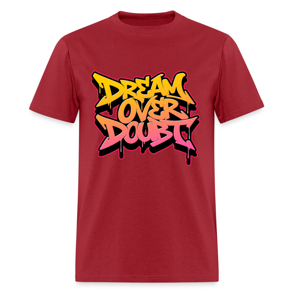 Dream Over Doubt - Graffiti Men's T-Shirt - true red