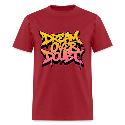 Dream Over Doubt - Graffiti Men's T-Shirt - true red