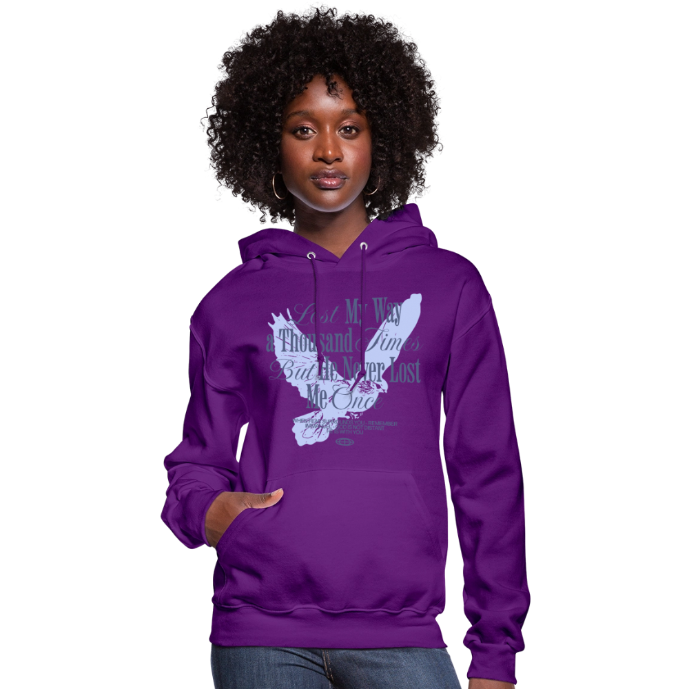 God is with Us - Women's Hoodie - purple
