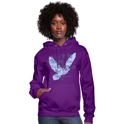 God is with Us - Women's Hoodie - purple
