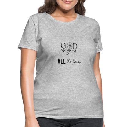 God is Good-Women's short Sleeve T-Shirt - heather gray