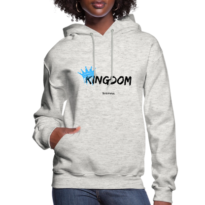 Kingdom Business - Women's Hoodie - heather oatmeal