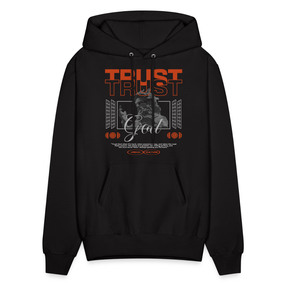 Trust God - Men's Hoodie - black
