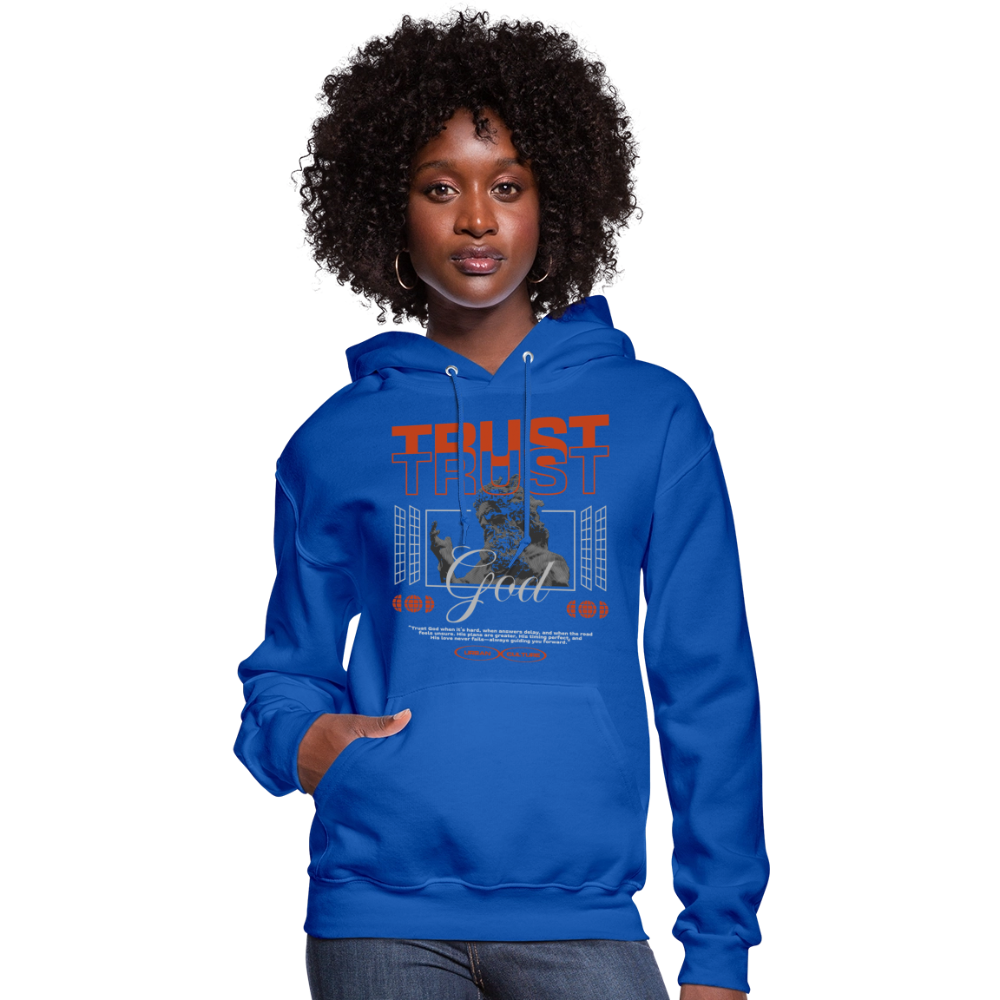 Trust God - Women's Hoodie - royal blue