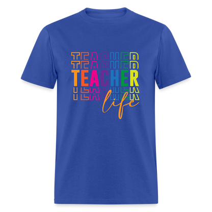 Teacher Life - T-Shirt - royal blue