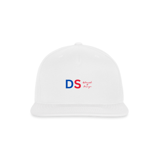 DS Artwork N Design - Snapback Baseball Cap - white