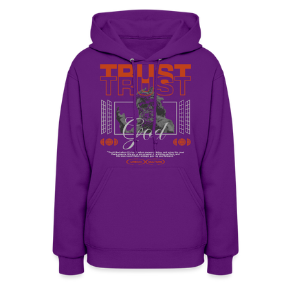 Trust God - Women's Hoodie - purple