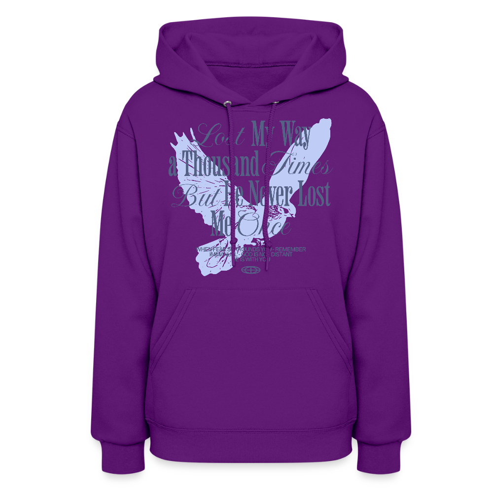 God is with Us - Women's Hoodie - purple