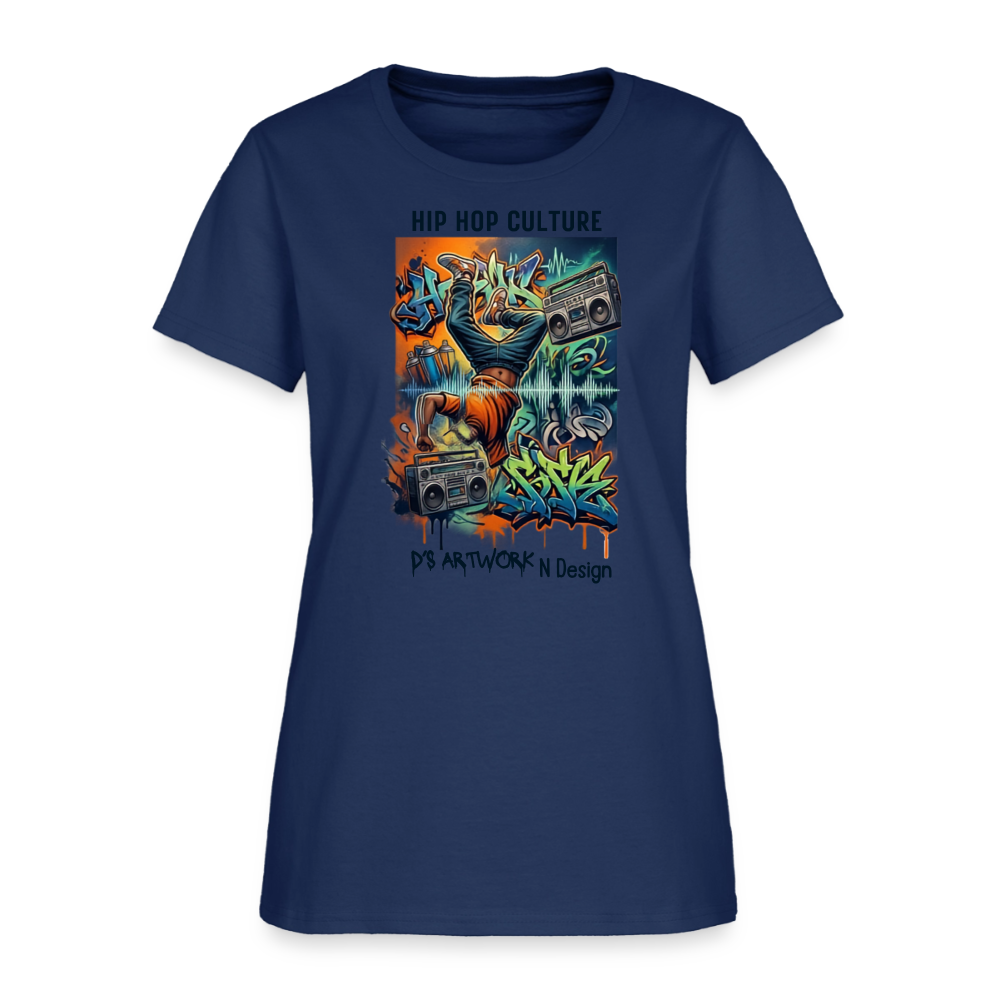 Hip Hop Culture - Women's T-Shirt -  blue dusk