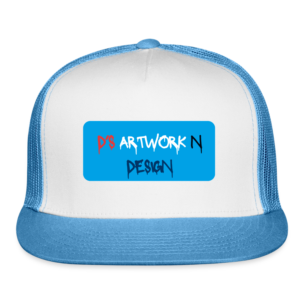 DS Graffiti - Trucker Hat - white/blue