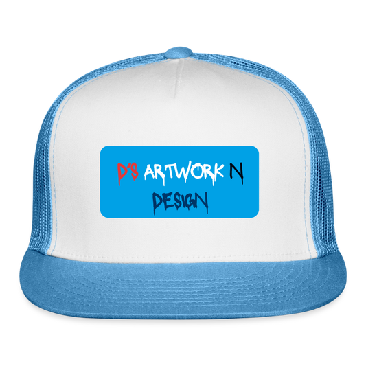 DS Graffiti - Trucker Hat - white/blue