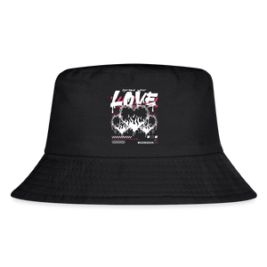 Spread Your Love - Kid's Bucket Hat - black