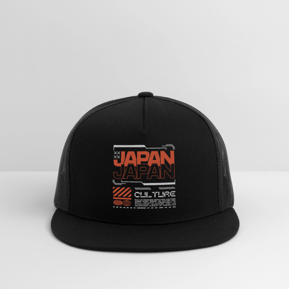 Japan Culture - Trucker Hat - black/black