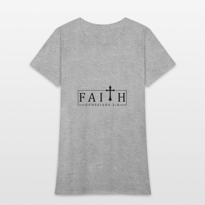 Ephesians 2:8 - Women's T-Shirt - heather gray
