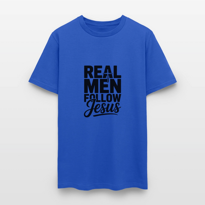 Real Men -  men's T-Shirt - royal blue