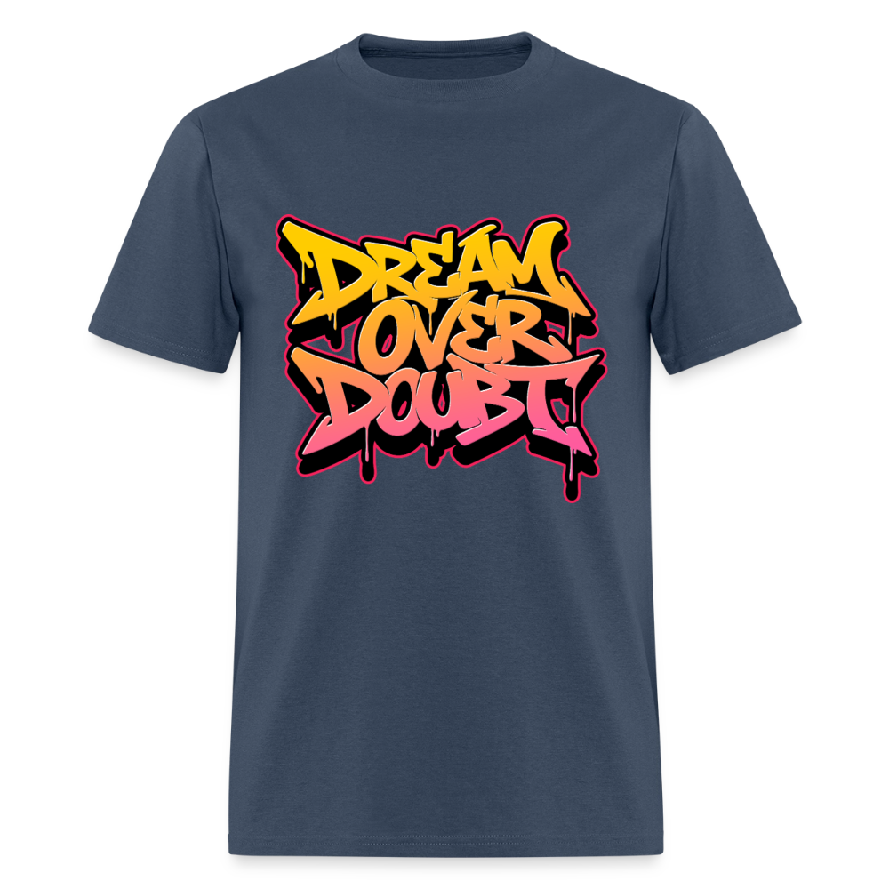 Dream Over Doubt - Graffiti Men's T-Shirt -  blue dusk