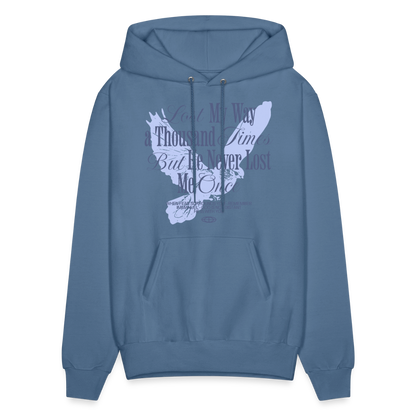 God is with Us - Men's Hoodie - denim blue