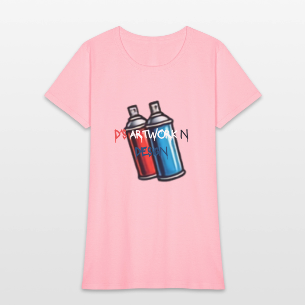 Spray Paint Can - Women's T-Shirt - pink