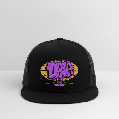 Drip - Graffiti Trucker Hat - black/black