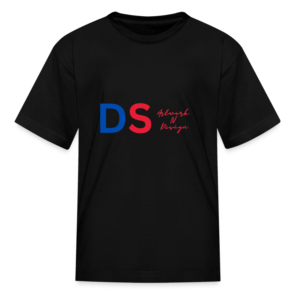 DS Artwork N Design - Kids' T-Shirt red and blue - black