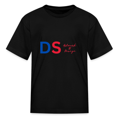 DS Artwork N Design - Kids' T-Shirt red and blue - black