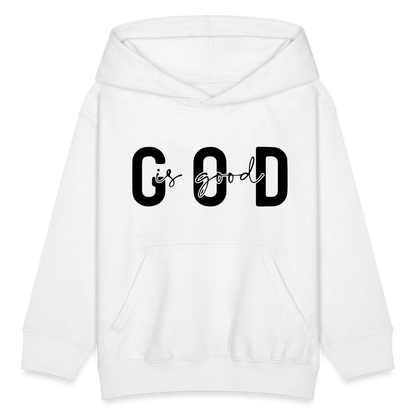 God is Good - kids hoodie - white