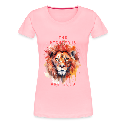 Bold Lion - Women’s T-Shirt - pink
