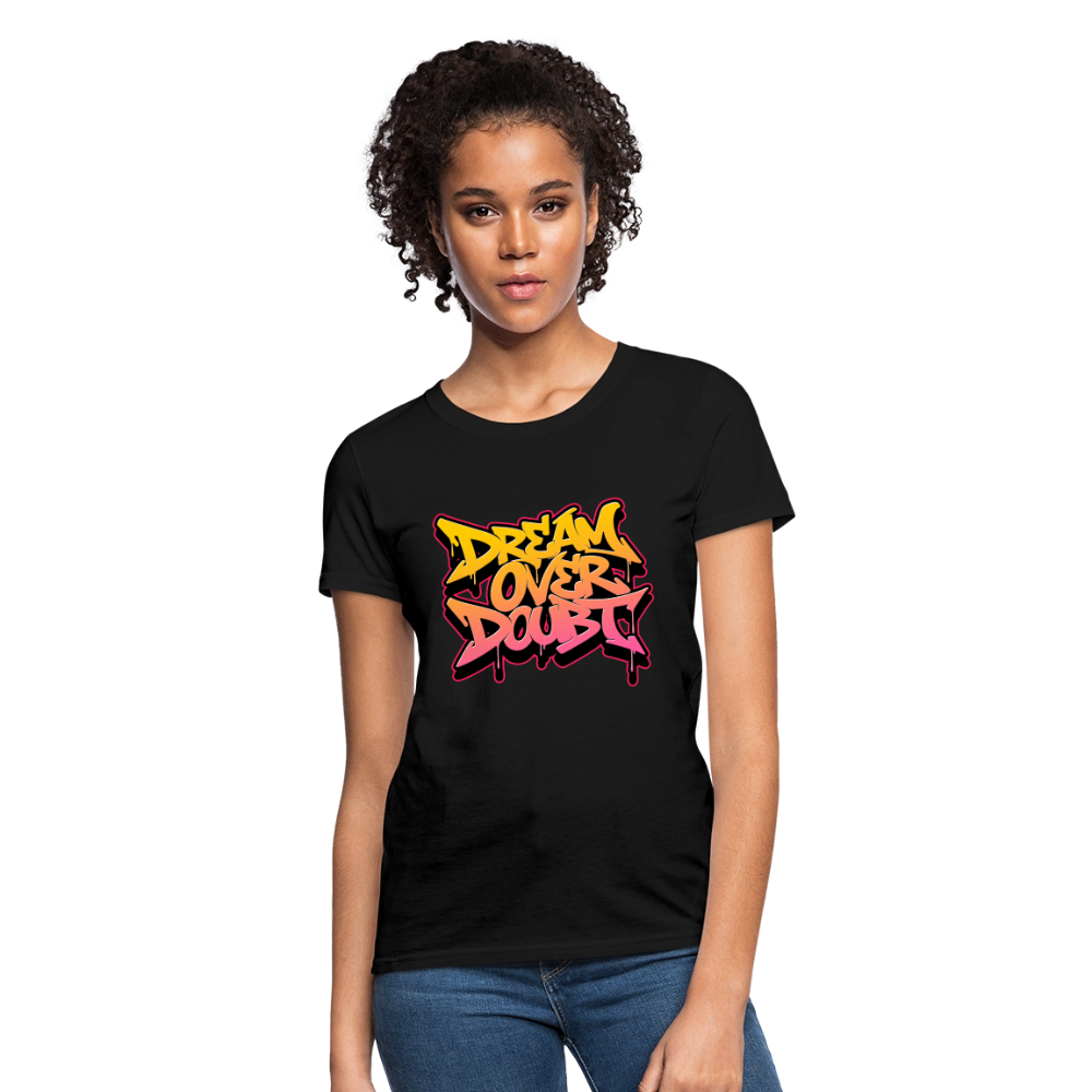 Drem Over Doubt - Graffiti Women's T-Shirt - black