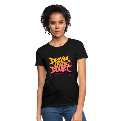 Drem Over Doubt - Graffiti Women's T-Shirt - black