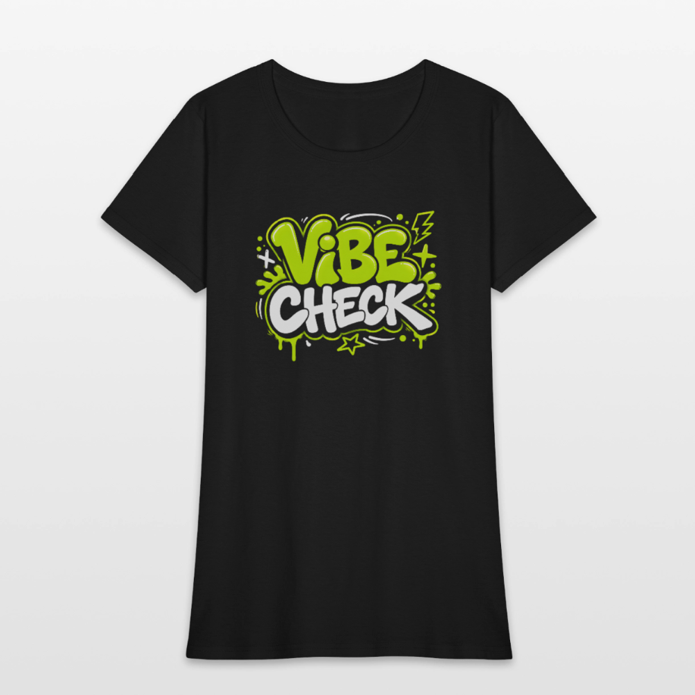 Vibe Check - Graffiti Women's T-Shirt - black