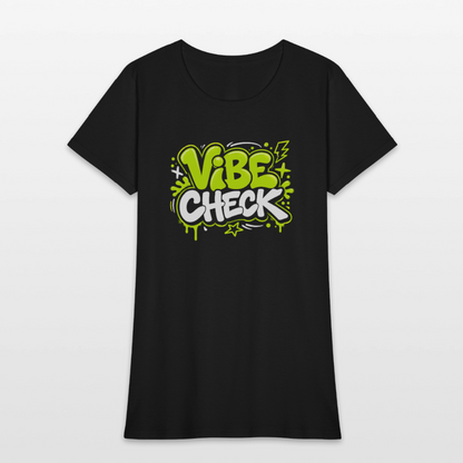 Vibe Check - Graffiti Women's T-Shirt - black