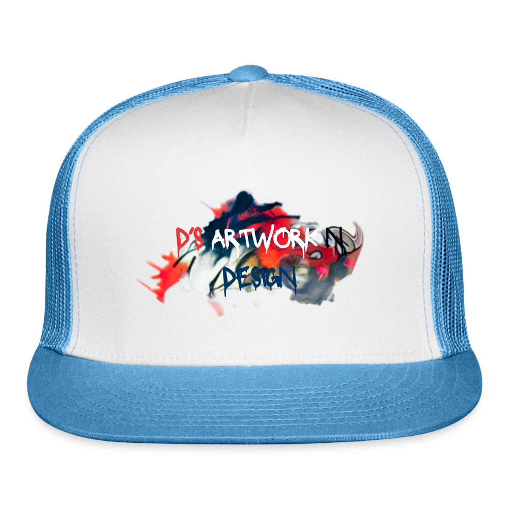 Spray Paint - DS Trucker Hat - white/blue