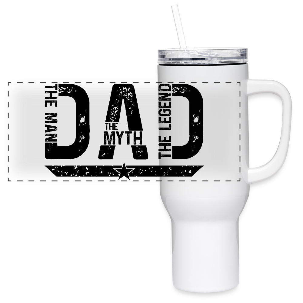 Dad - 40 oz Travel Tumbler - white