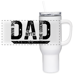 Dad - 40 oz Travel Tumbler - white