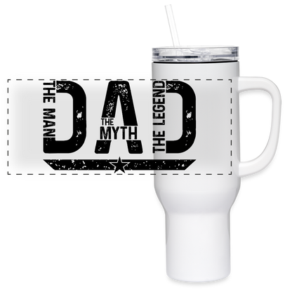 Dad - 40 oz Travel Tumbler - white