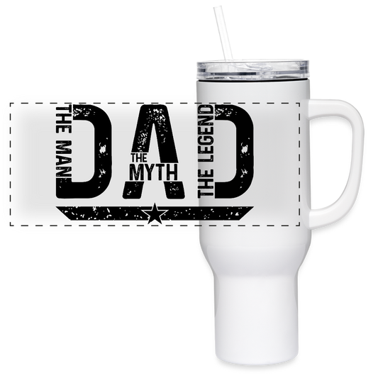 Dad - 40 oz Travel Tumbler - white