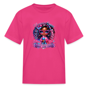 Black Girl Power - Bold and Sweet Kids' T-Shirt - fuchsia